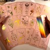 CRAFTERIAN Mistyc Minimalistic Tarot Cards with Rainbow Foil 78 Tarot