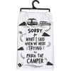 Primitives by Kathy Kitchen Dish Towel - We were Trying