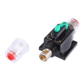 DC 12V/ 24V/ 32V 10Amp Reset Circuit Breaker Audio Automotive Inline Fuse Holder Protector for Car Truck Boat RV