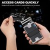 SEMORID Slim Aluminum Card Holder Wallet for Men, Durable Expandable