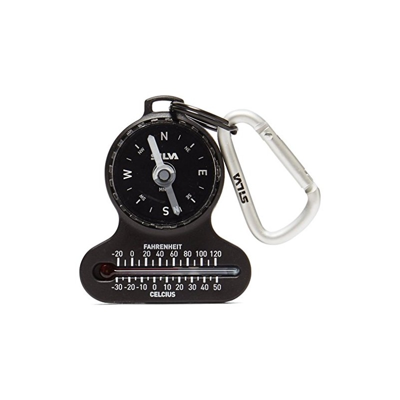 Silva Pocket Compass Thermometer Gadget, Adults Unisex, Clear, TU