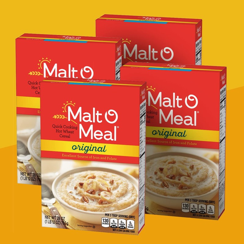 Malt-O-Meal, Original Malt-O-Meal Hot Breakfast Cereal, Quick Cooking, 28 Ounce