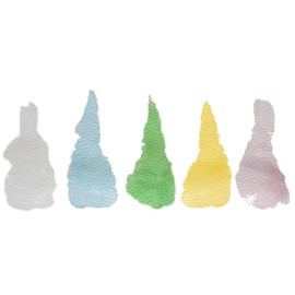 Paintersisters® Pearlescent Metallic Watercolour Paints Set of 5 Including Water Tank Brush, Watercolour Painting, Watercolour Paints for Artists, Glossy