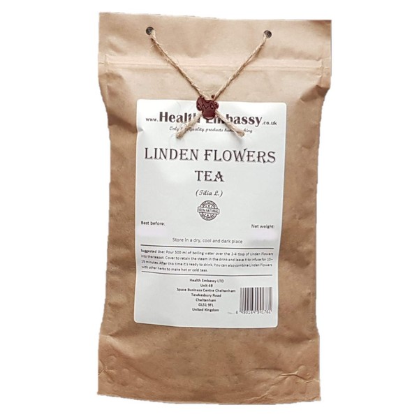 Health Embassy Linden Flower Tea (Tiliae Flos - Tilia Vulgaris)