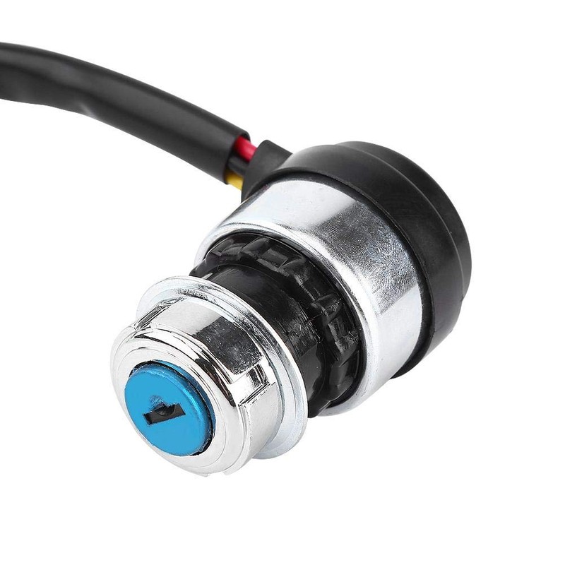 Ignition Switch, 5-Wire 5-Pin Ignition Key Switch Start Lock for