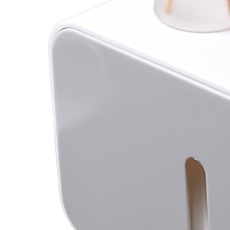Wall Mounted Tissue Box Dual Paper Outlet Waterproof and Moistureproof