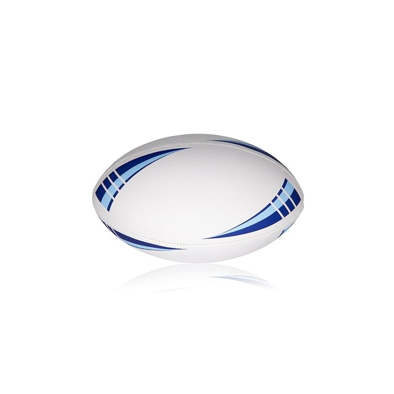 Rugby Ball Size 5, PU Leather, Multiple Colours, 24.5 cm