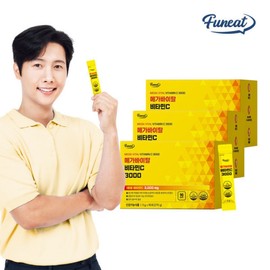 Mega Vital High-Concentration Vitamin C 3000 3 Boxes (9-Month Supply, 270 Sachets) / Vitamin C Powder Stick Health Functional Food / 메가 바이탈 고함량 비타민C 3000 3박스 9개월분 (270포)  비타민씨 분말 스틱 건강기능식품