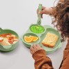 IDVVSSX Owl Shape Silicone Baby Feeding Set, Toddler Suction Plates