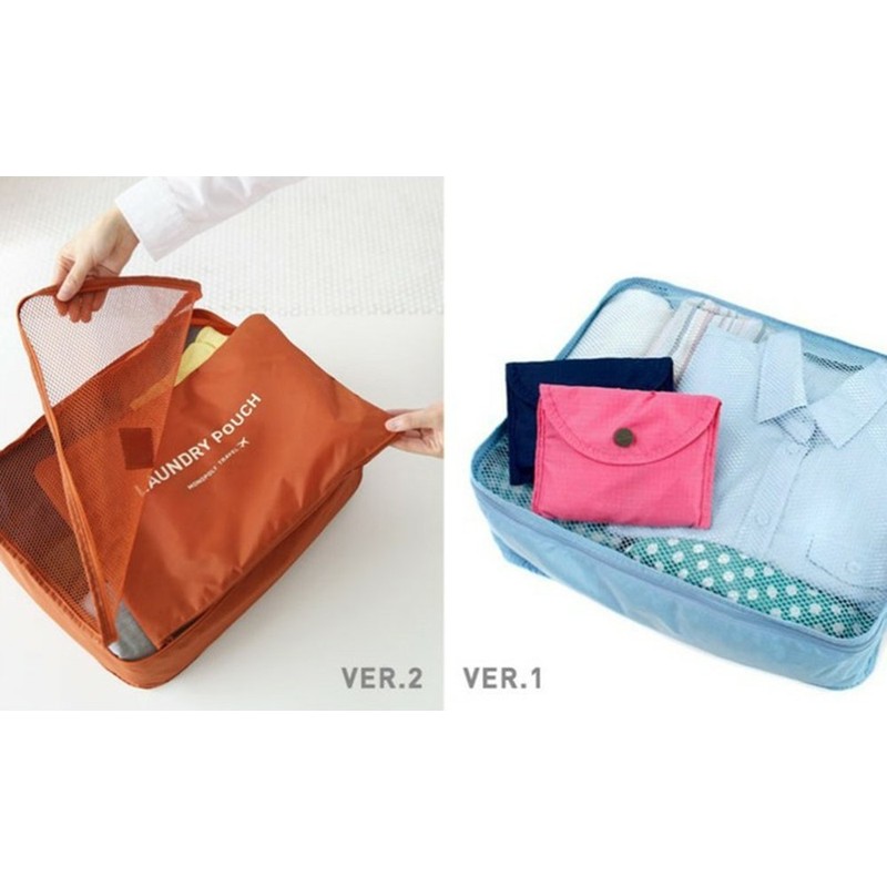 Travel Organizer,Mossio Multifunctional Compact Clothing Packing Cube Wine Red