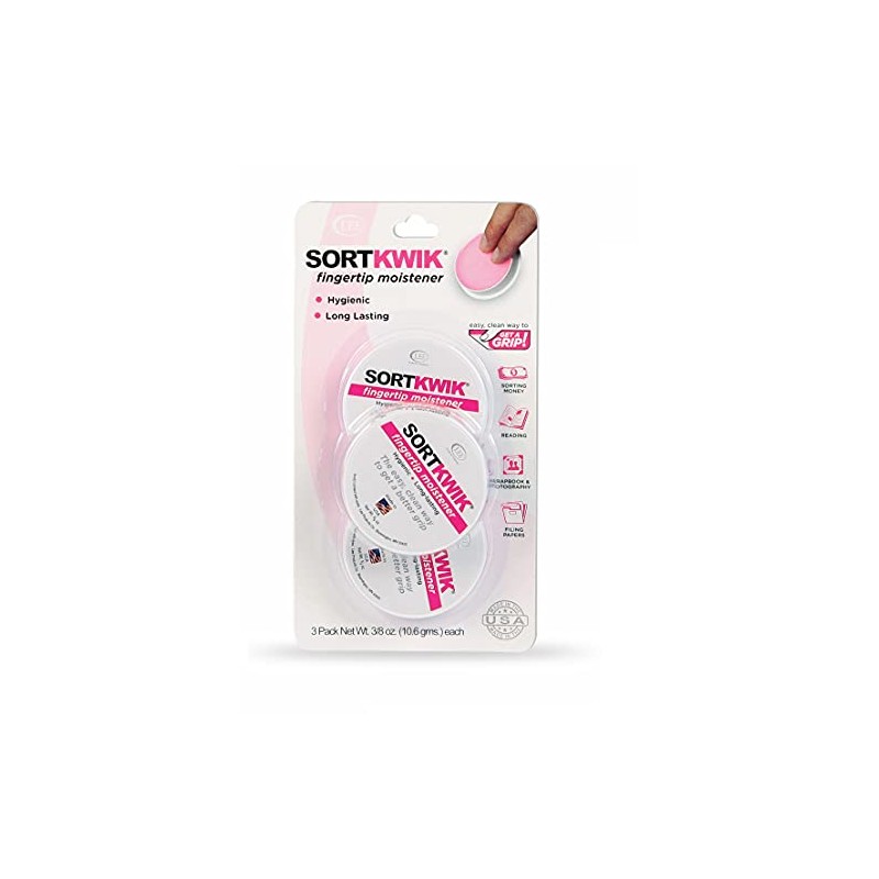 LEE Sortkwik Fingertip Moistener – Improves Speed and Accuracy for