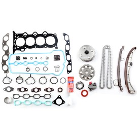 Timing Chain Kit with Head Gasket Kit,For 2004-2006 for Scion xB;2004-2005 for Toyota Echo;2007-2012 for Toyota Yaris, Replace 94201S 12680750 Timing Chain Kit