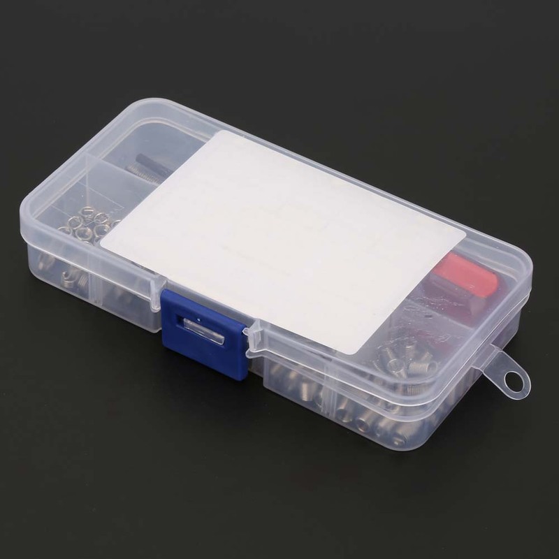 105Pcs Set Stainless Steel Wire Screw Sleeve Thread Repair Insert