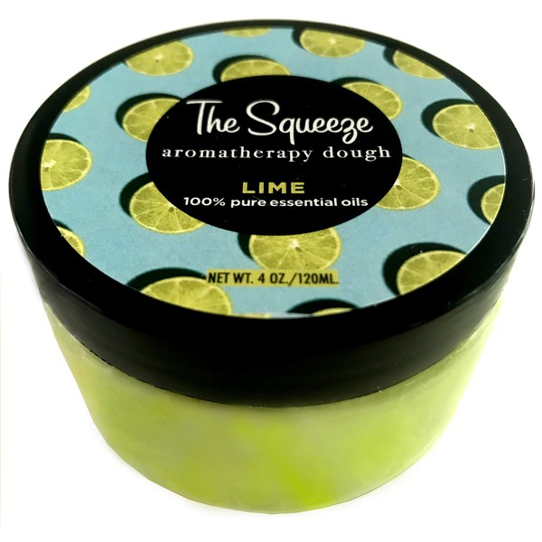 Lime Aromatherapy Dough 100% Essential Oil Stress Relief Dough for self Care, Stress Ball, Stress Relief — The Squeeze