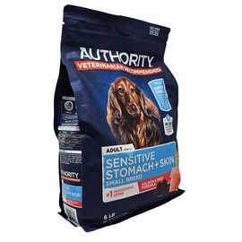 Authority Small Breed Adult Sensitive Stomach and Skin Salmon and Rice Dry Dog Food, 6 Pound Bag