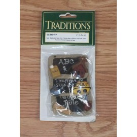 Traditions Genuine Traditions (BLB451VP) 2" Pack of 3 Small Craft Resin Blackboards *READ*