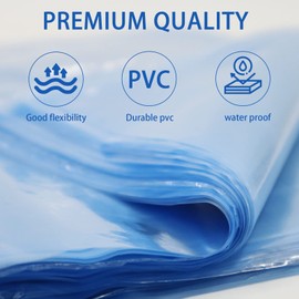 Pack of 50 Large Shrink Bags, 40 x 50 cm Shrink Film Bags, Heat Seal Transparent, PVC Shrink Bags Film for Gift Packaging, DIY Crafts, Books, Shoes