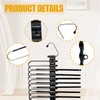 2Pack 9 Layers Foldable Pants Hangers Space Saving Trouser Hanger