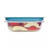 Rubber maid Storage Containers, Easy Find Lids, Teal, 3 cup,