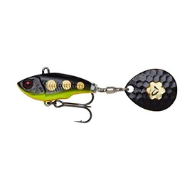 Savage Gear Fat Tail Spin Sinking Jig Spinner, Size/Weight/Colour: 6.5 cm/16 g/Perch