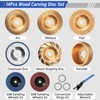 14PCS Wood Carving Disc Set for 4" & 4-1/2" Angle