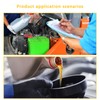 Gift2u 2pcs Wide Mouth Oil Funnel, Plastic Automotive Flexible Funnel