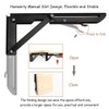 Folding Shelf Bracket, Triangle Table and Bench Folding Shelf Bracket,