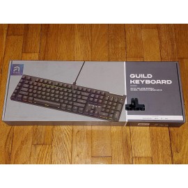 Atrix Guild MMO Macro Keyboard Volume Wheel Outemu Brown Mechanical Switches New