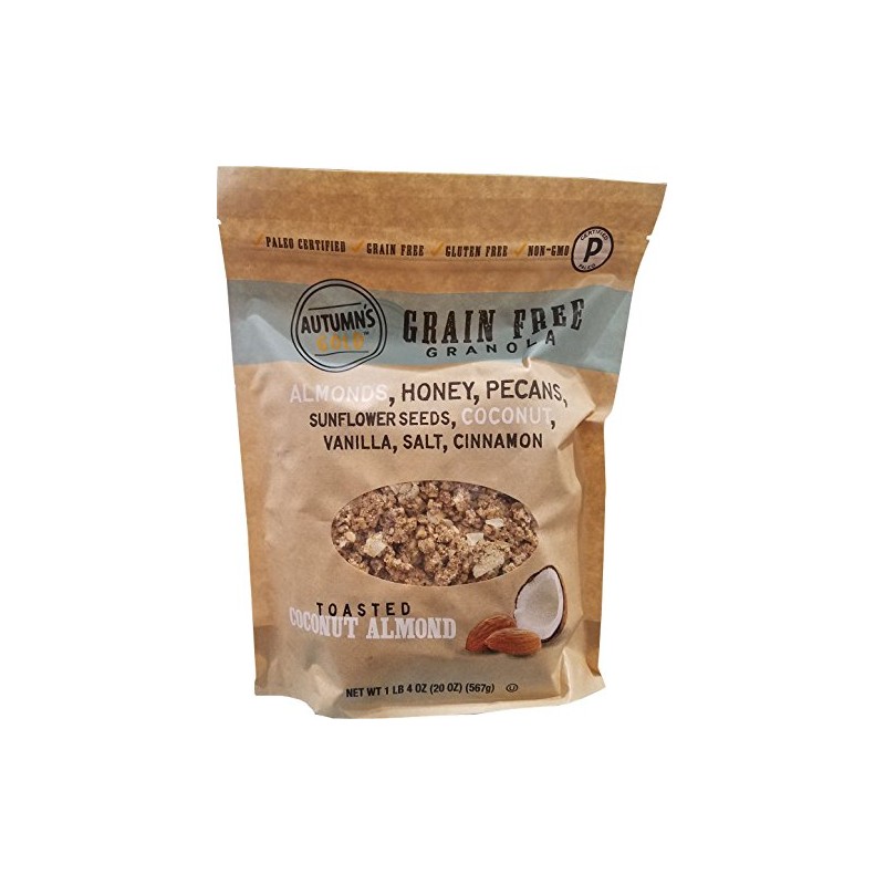 Autumn's Gold Grain Free Toasted Coconut Almond Granola 1.25LB 20