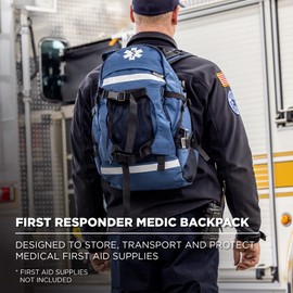 Ergodyne - 13487 Arsenal 5243 Medic First Responder Trauma Backpack Jump Bag, Blue