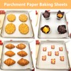 Vlwltl 50Pcs 8x8 in Parchment Paper Sheets, White Parchment Paper