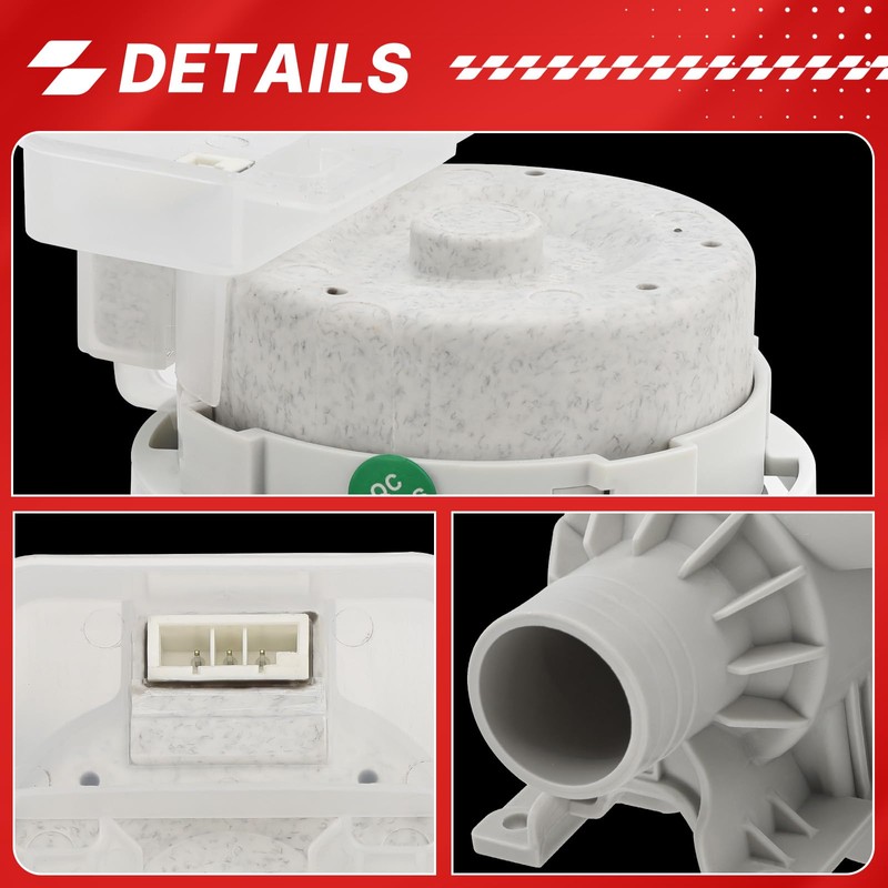 AHA75673404 Washer Drain Pump Assembly Fit for LG WT7800CV WT7100CW