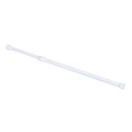 ASHATA Barra de tensión Ajustable con Resorte Ajustable Ducha Cortina Extensible Armario de Ventana Barra de Poste Barra de Cortina de Ducha 30-50CM para Pared de 32-42CM