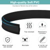 100 CM Guardapolvo para Puerta,Material de PVC de Doble Cara