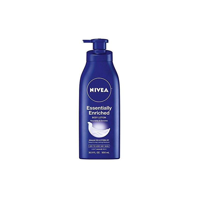 NIVEA Essentially Enriched Body Lotion 16.9 oz (Pack of 4)