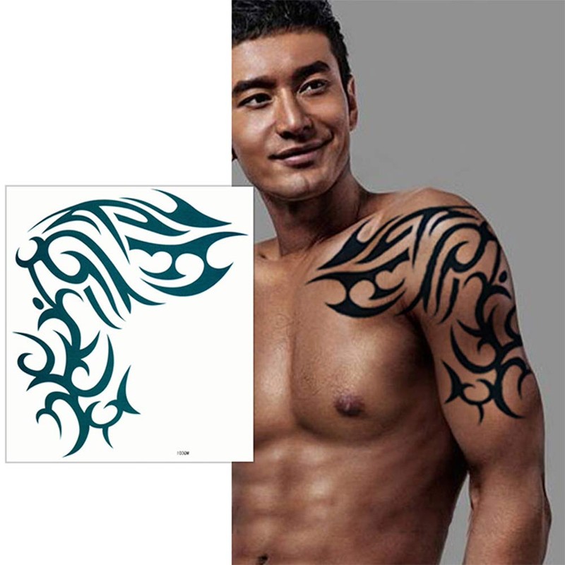 TheFantasy Tattoo Sticker Tribal Shoulder Chest mqc01/ymp016 Different Quantity (mqc01l,