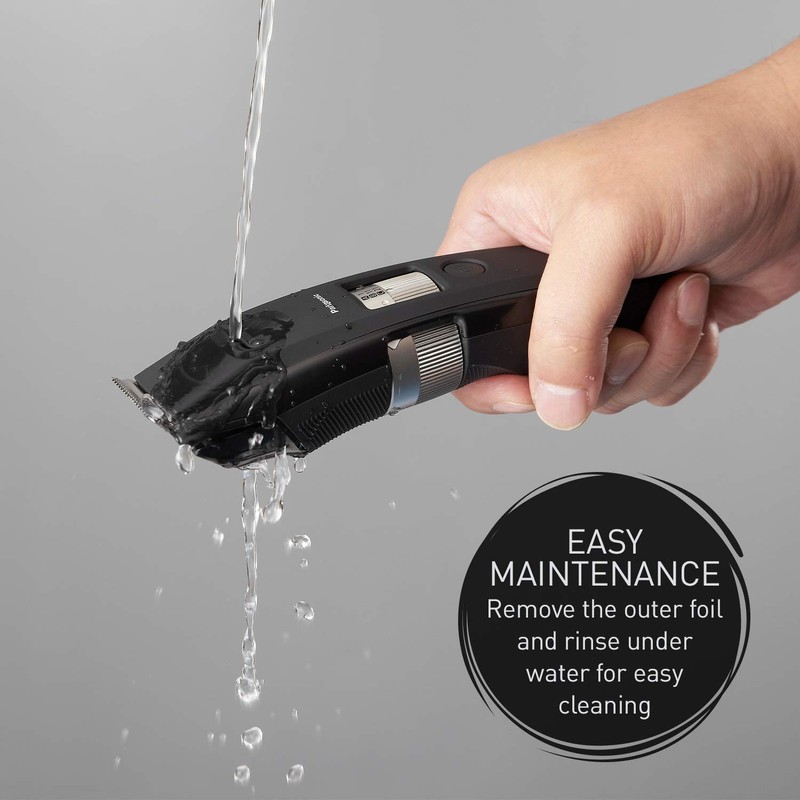 Panasonic Men's Barber style long beard Trimmer, ER-GB96, Black