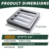 Cast Iron Drain Grate, 9 * 9in Outdoor Drain Cover,