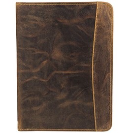Greenburry Vintage Leather Writing Case Orgam Folder Antique Brown