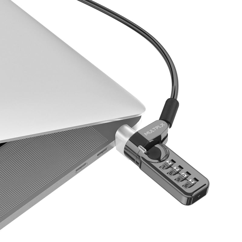 Multplx Ultimate Universal Laptop Security Lock System | Anti-theft For