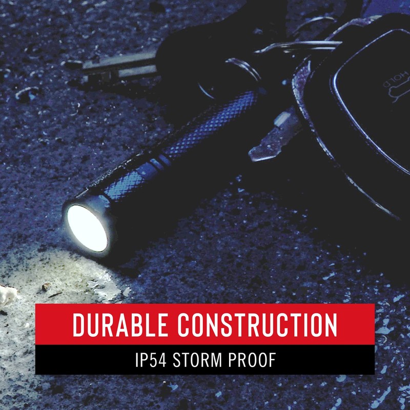 Coast KL10 100 Lumen LED Keychain Light, Pocket Sized, Black