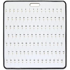 CGP Products Key Hook Board Portable Keyboard for Storage and Transport of Keys (105 Hook)