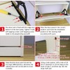 Single Layer Shoe Cabinet Flip Frame Shoe Rack Hinges Flip