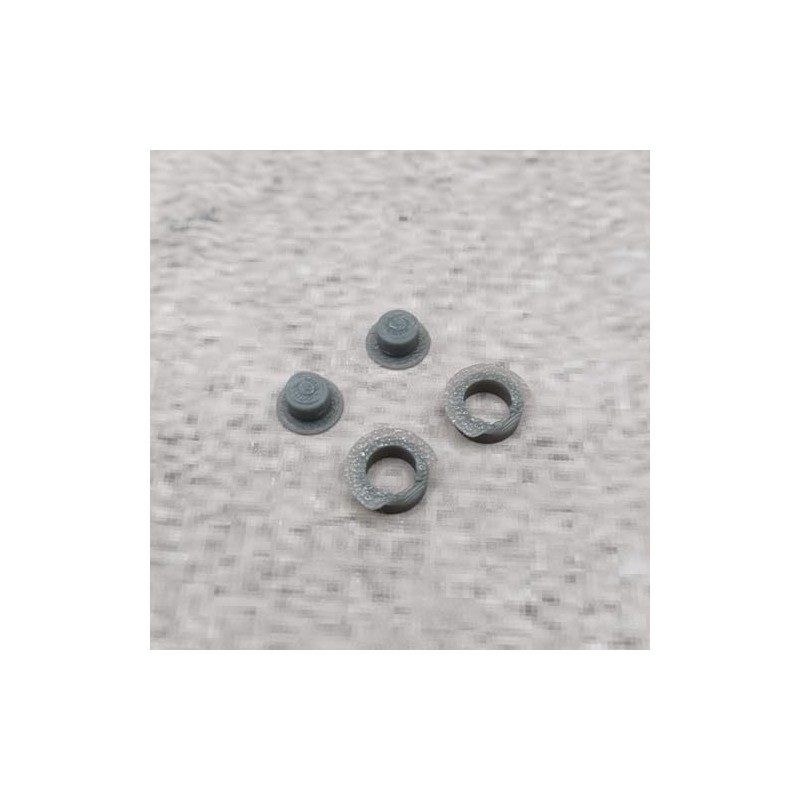ULEIVA Ersatz Power Knopf 2X Grau kompatibel mit Garmin Edge