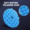 Autolock 6" Buffing Polishing Pads, 7Pcs 6Inch (150mm) Waffle Foam