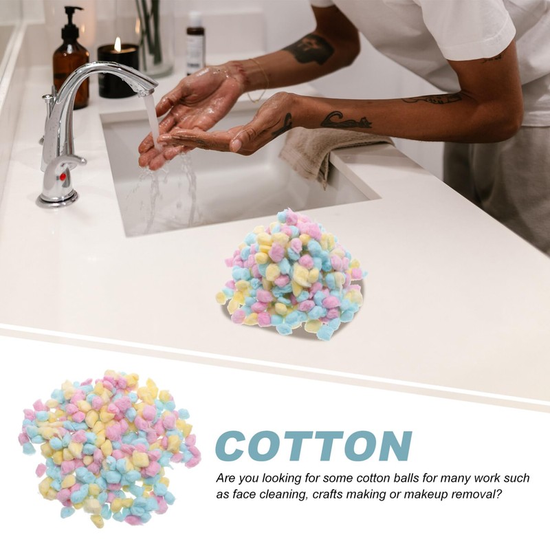 Beavorty 1pack Cotton for Soft Absorbent Face Cleaning Supplies for