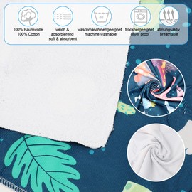 Gohytal Kinder Handtuch Badetuch Strandtuch Duschtuch für Mädchen und Jungen Baumwolle weiches saugfähiges Handtuch 70x140 cm