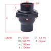 Swing Check Valve, PVC Double Union Solvent Weld Pipe Fittings