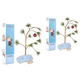 18IN Charlie Brown Tree W/Linus Blanket, 2PK