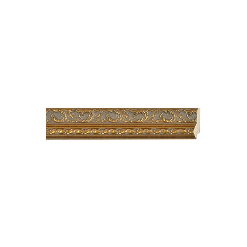 Picture Frame Moulding (Wood) 18ft Bundle - Traditional Antique Gold